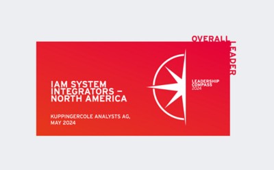 Award: Recognizing a top IAM systems integrator in North America, Digital Identity | DXC Technology