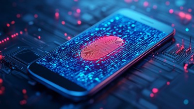Smartphone displaying mobile payment gateway with fingerprint ID - The power of digital identity | DXC Technology Insights