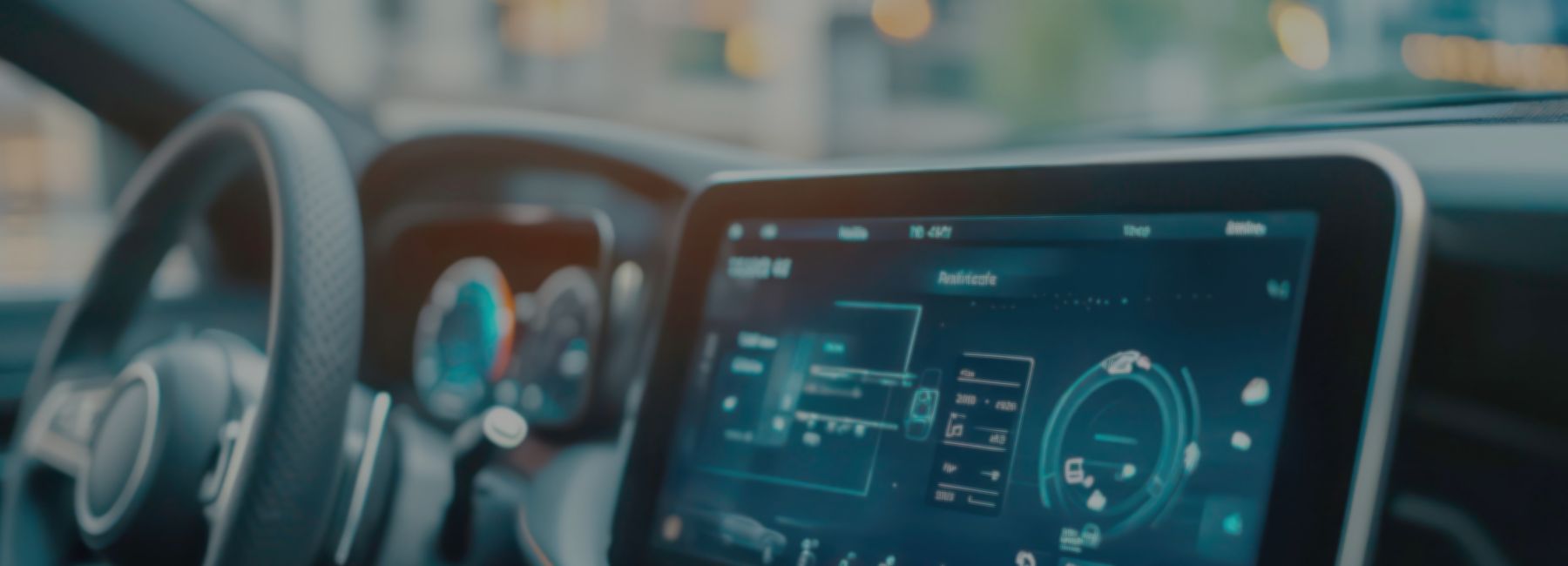 Colorful abstract image, orange to blue, AI & Data Solutions | DXC Technology