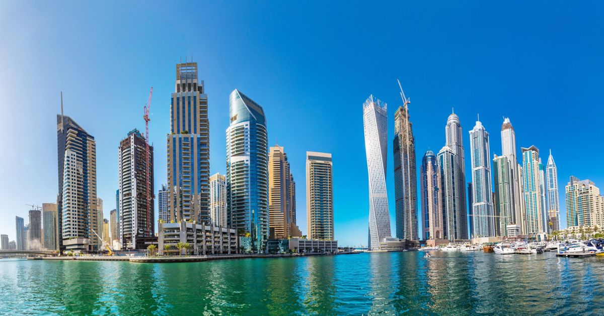 Dubai aerial view | DXC Technology Event