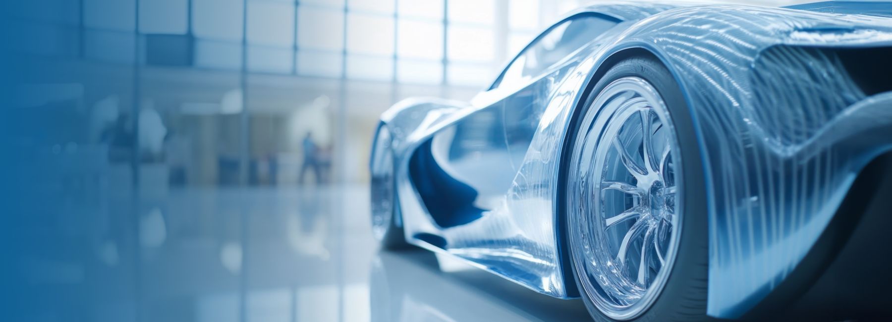 Colorful abstract image, orange to blue, AI & Data Solutions | DXC Technology