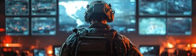 Military operations monitoring command center,  , Aerospace & Defense | DXC Technology