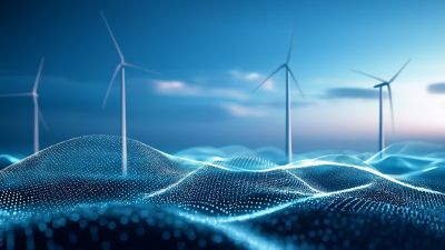 Digital windmills symbolizing DXC’s SAP expertise in utilities and compliance | DXC Technology