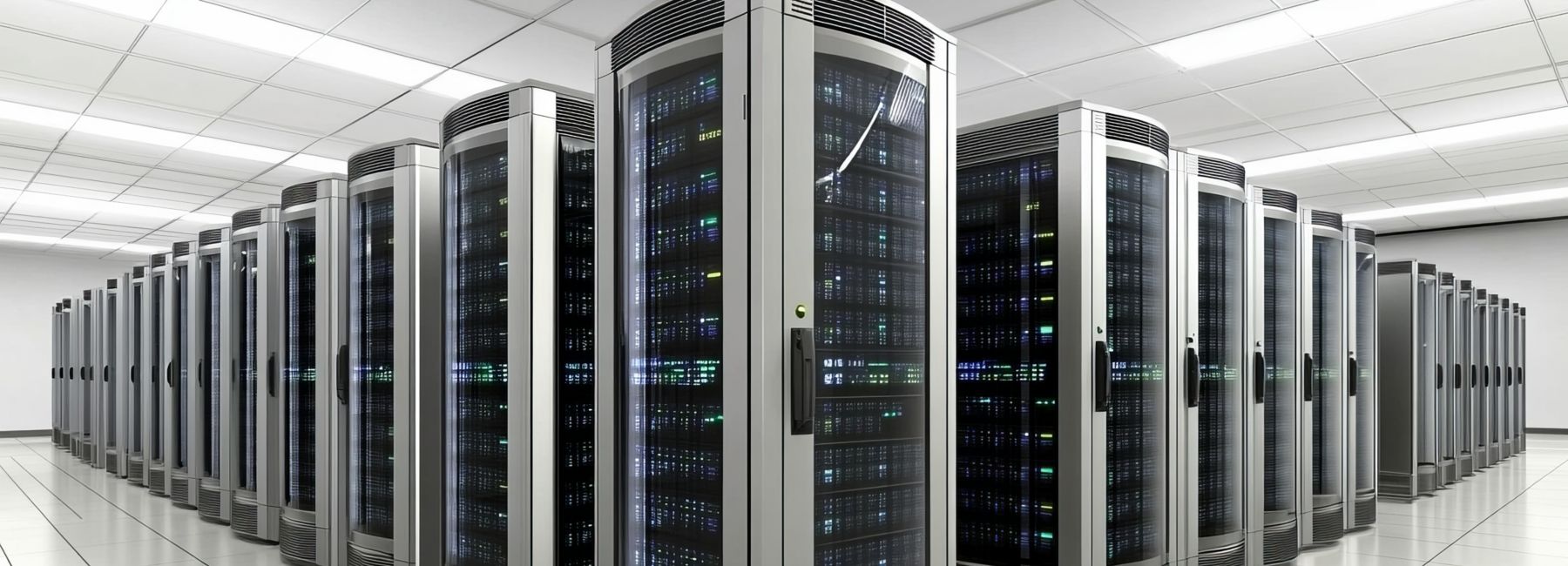 Modern cloud server room, Application Modernization Services | DXC Technology