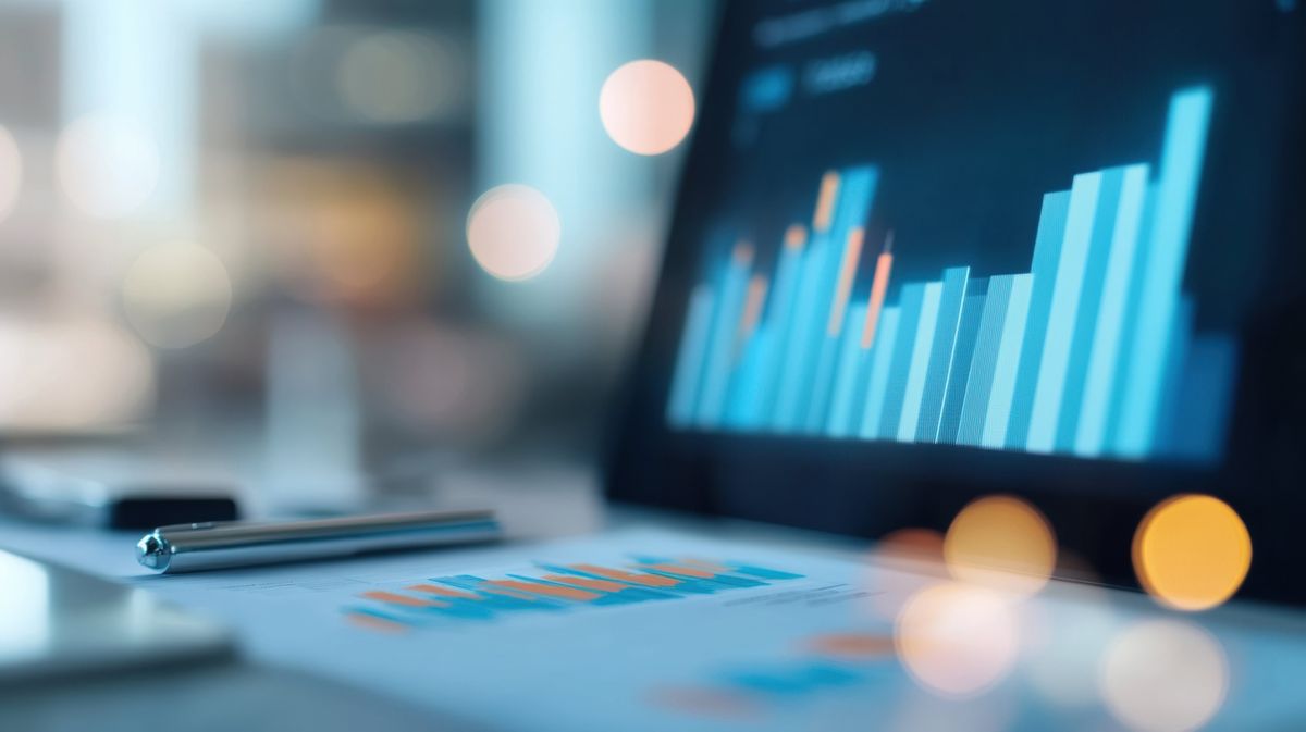 Financial data visualization illustrating digital transformation in capital markets