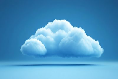 Fluffy cloud hovering over blue space, Snowflake AI Data Cloud | DXC Technology