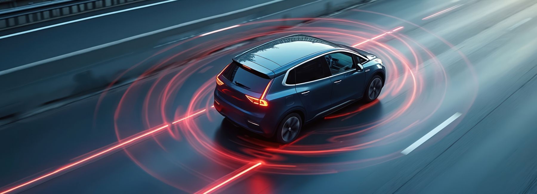 AI-enabled car on highway | DXC Technology
