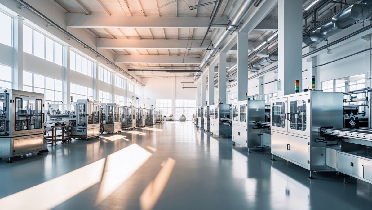 Modern manufacturing facility leveraging Databricks data engineering services for operational data | DXC Technology