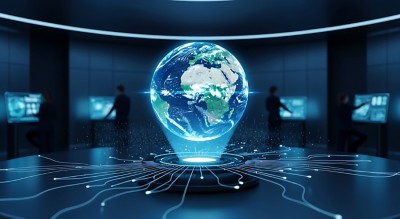  Four people in conference room analyzing data - SAP + Databricks: Putting data and AI to work | DXC Technology Insights