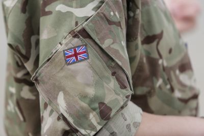 british soldier in technology-enabled defence forces | DXC Technology
