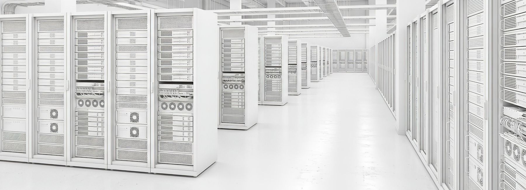 mainframe computers in data center server farm | DXC Technology