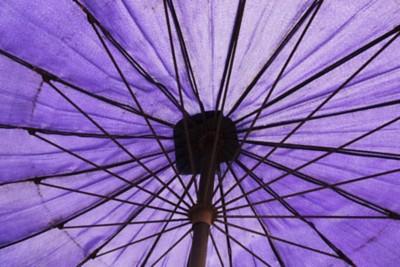 purple umbrella structure pattern