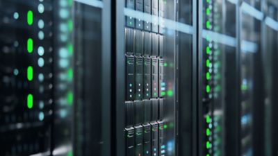 servers in a data center, Hardware Asset Management | DXC Technology