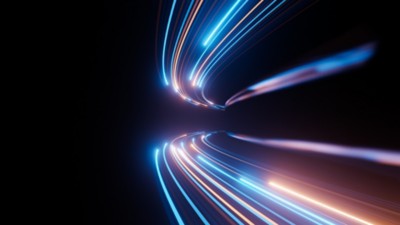 speed light line internet of things background.