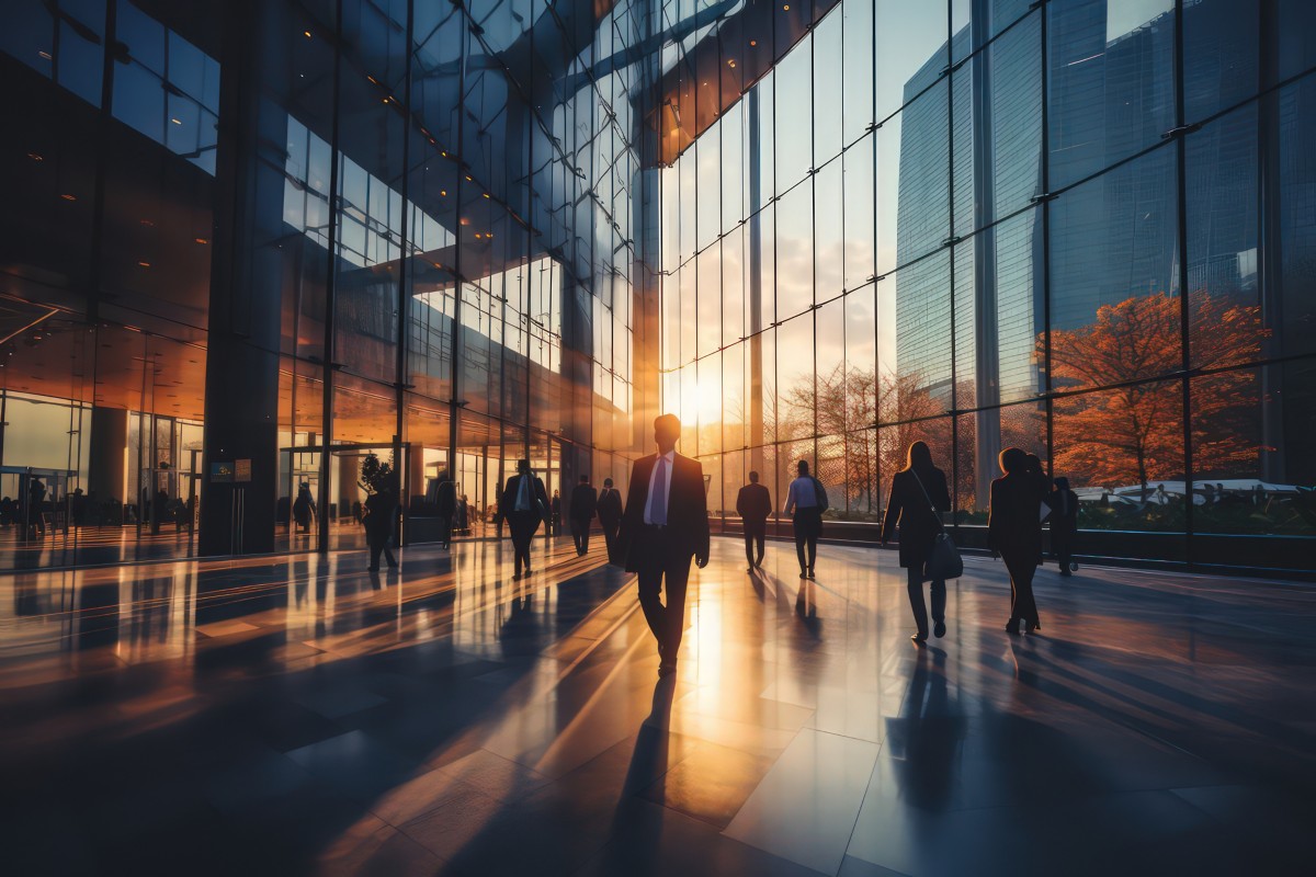 Close-up of a human face blending with digital code, representing Hogan’s API & Microservices solution | DXC Technology Insights