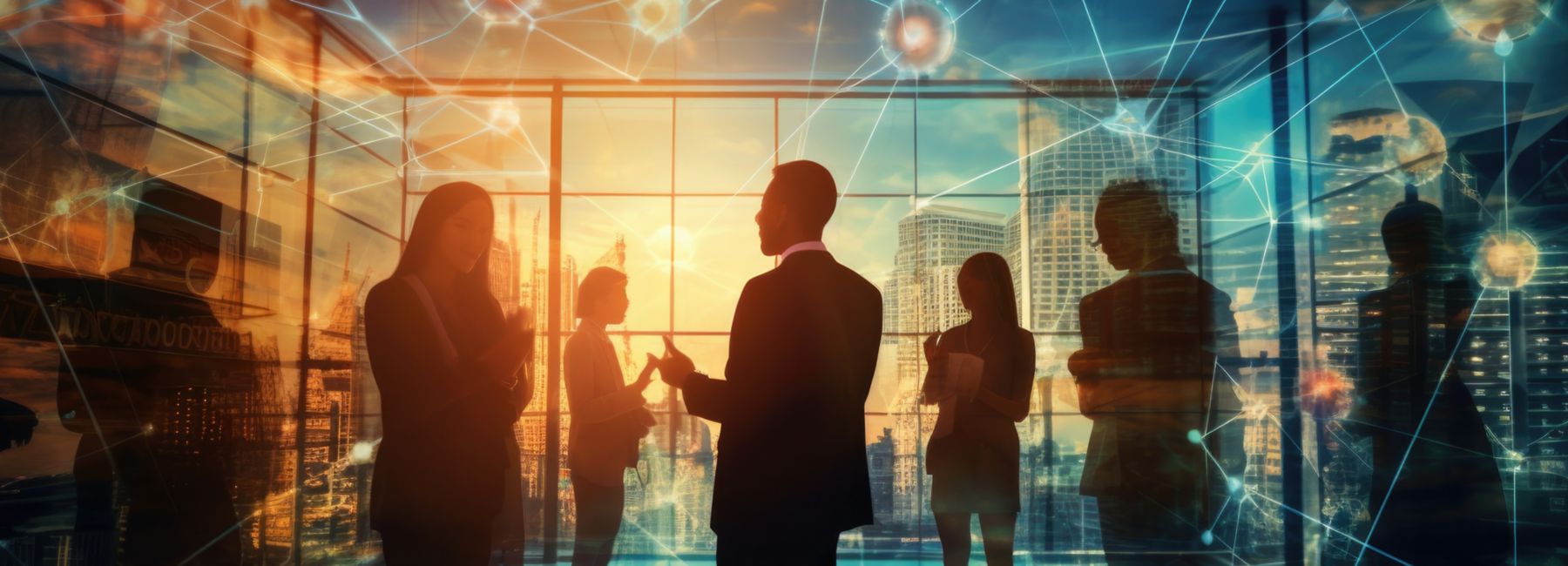 office workers near building's window, AI & Data | DXC Technology Insights