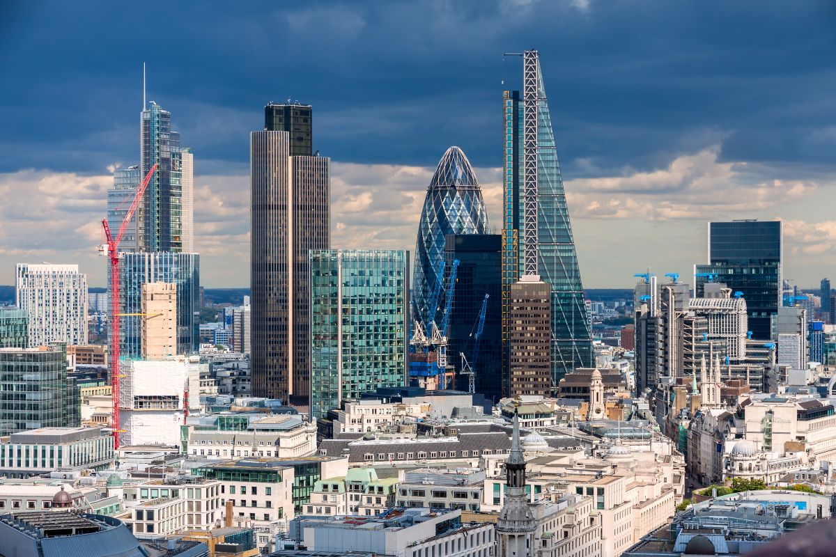 London aerial view | DXC Technology Event