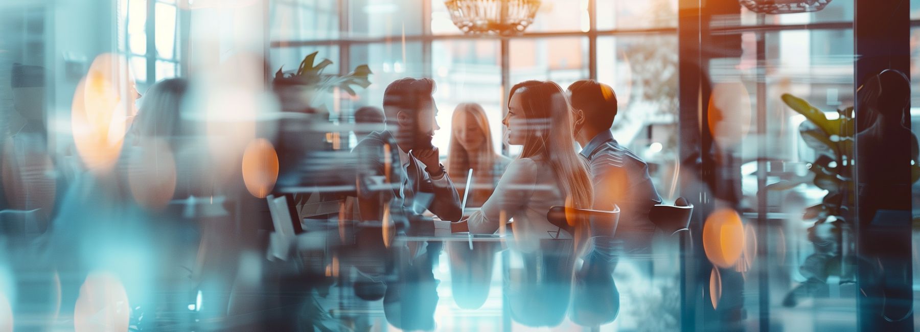 Business professionals discussing fintech opportunities related to CoreIgnite and Hogan | DXC Technology Insights