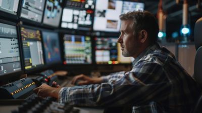 IT pro monitors mainframe operations, Managed Mainframe Services | DXC Technology