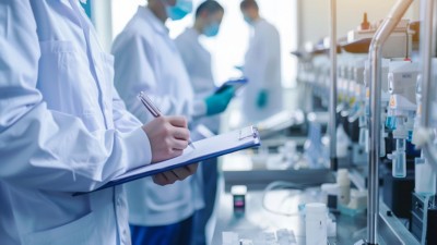 Medical pros researching in lab, AWS | DXC Technology