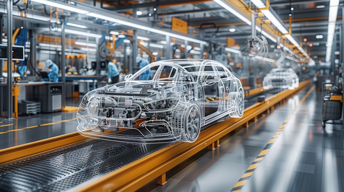 Engineers developing software-defined vehicles and software-defined manufacturing solutions for connected mobility.