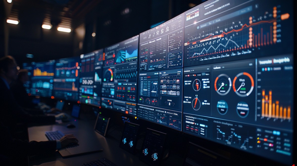 Young engineers meeting with computer code reflected on glass wall, AI & Data | DXC Technology