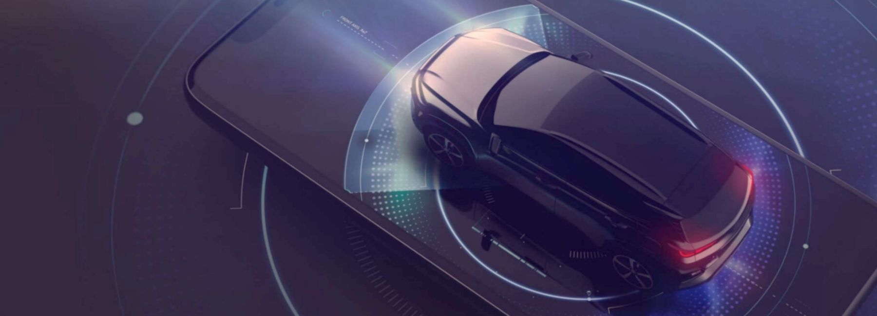 Colorful abstract image, orange to blue, AI & Data Solutions | DXC Technology