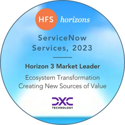 HFS Horizons badge - DXC