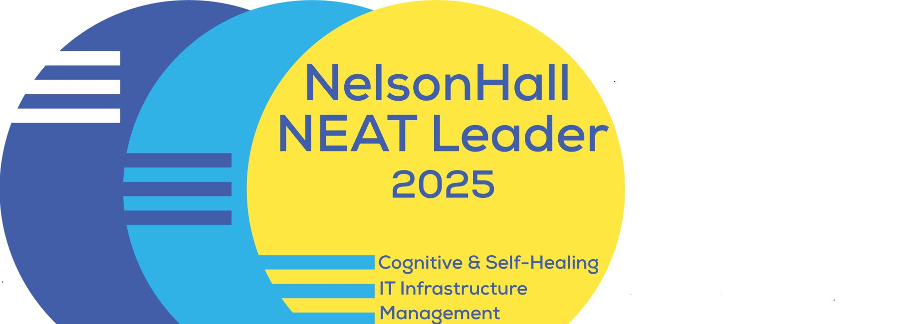 NelsonHall NEAT leader 2025, Cognitive & Self-healing IT Infrastructure Management badge | DXC Technology