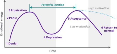 Figure 1. Emotional phases during a security incident