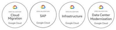 Google Cloud Specialization badges