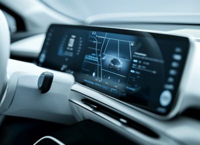 Digital display in car interior, Software-defined vehicle platform | DXC Technology