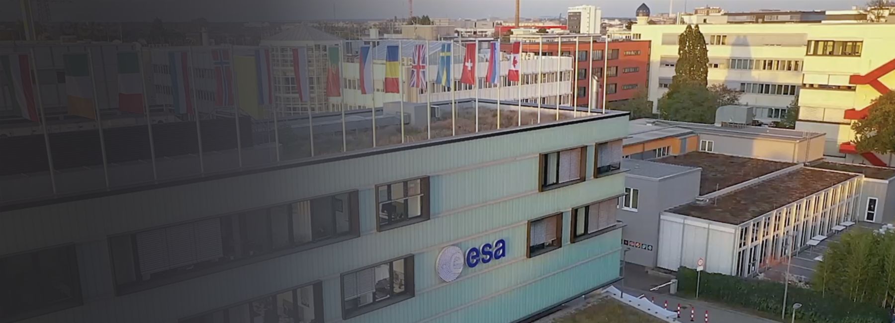 Main building of European Space Agency, symbolizing provided government it solutions | DXC Technology Customer Story