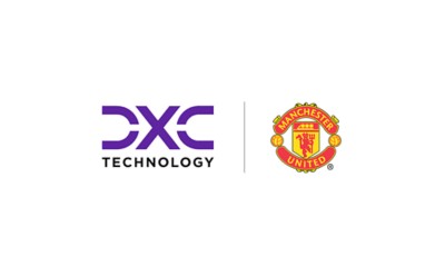 DXC-Manchester United logo lockup