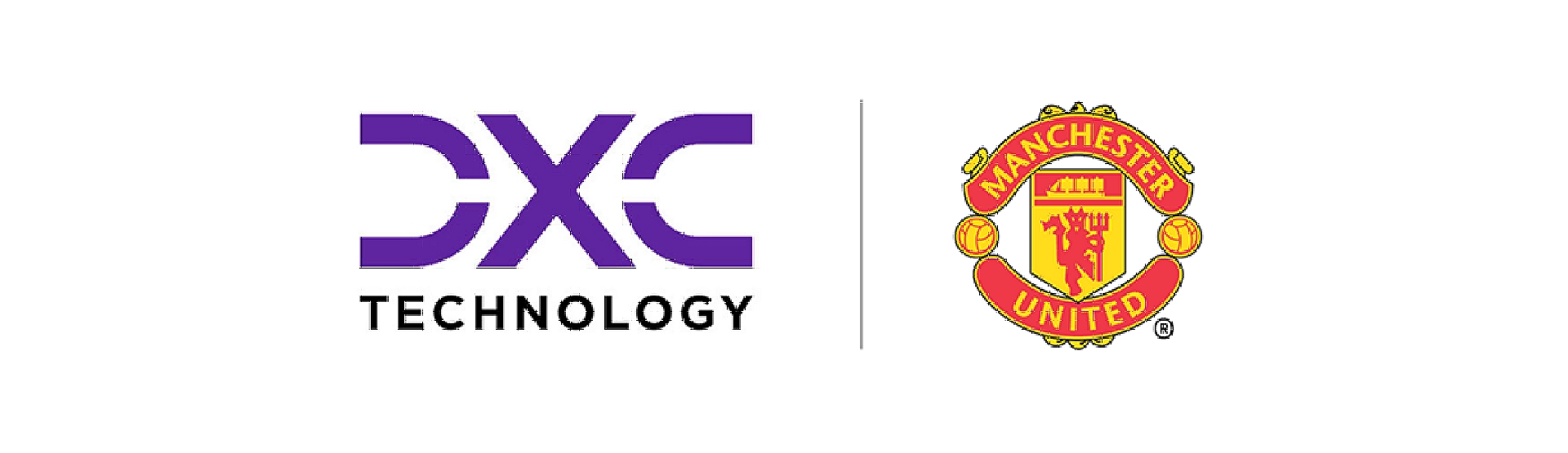 DXC-Manchester United logo lockup