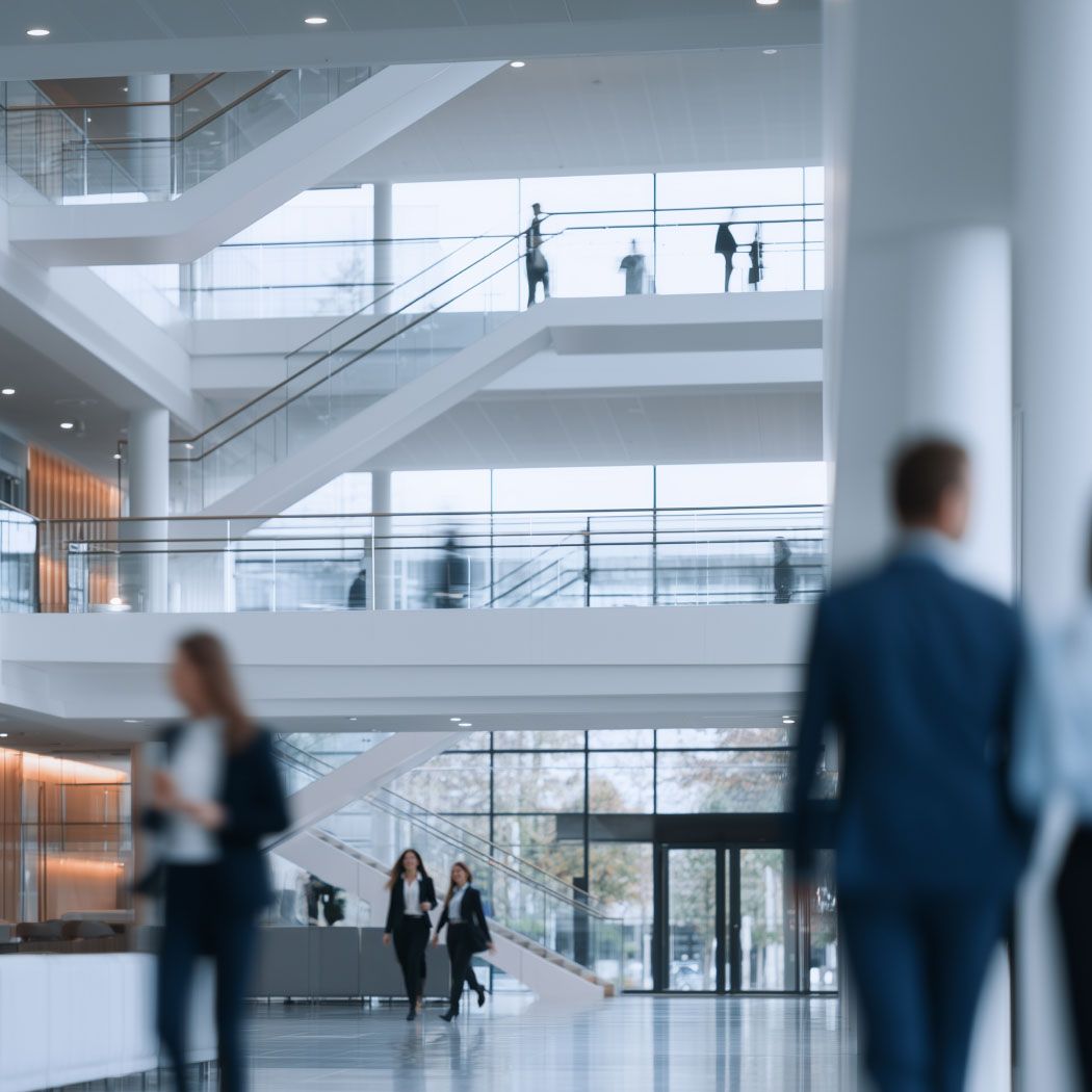 Modern workplace supporting hybrid workplace solutions, employee experience services and workforce collaboration.
