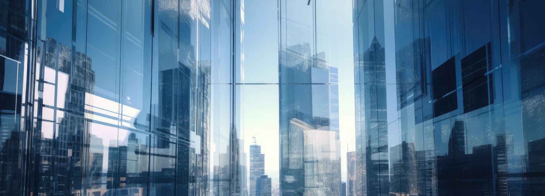 Office buildings reflect on each other - Demonstrating AI’s impact by starting small, thinking big | DXC Technology Insights