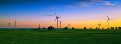 Wind farm on Kashubian - Poland