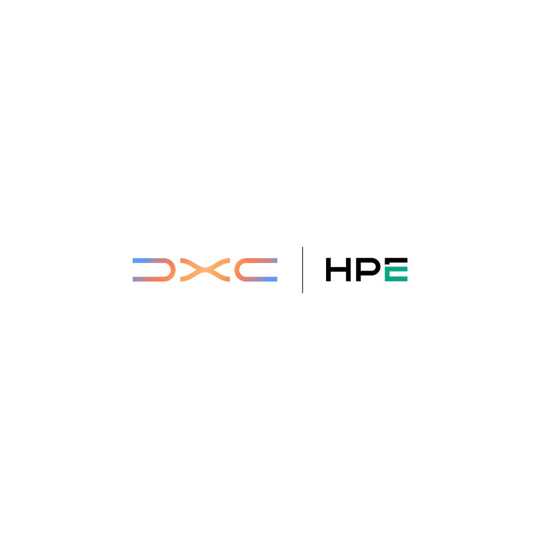 Lockup logo, Hewlett Packard Enterprise (HPE) | DXC Technology