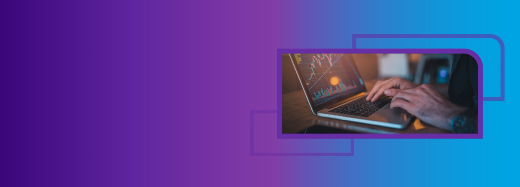 Person uses computer with charts metrics on screen, representing Insurance, Assure Broking | DXC Technology Capabilities