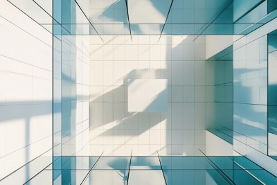 Glass Atrium Sunlight Modern Office Building Interior Design | DXC Technology