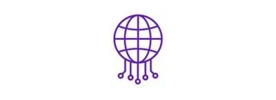Globe icon, increase speed, accuracy and quality of customer service, Assure BPM | DXC Technology