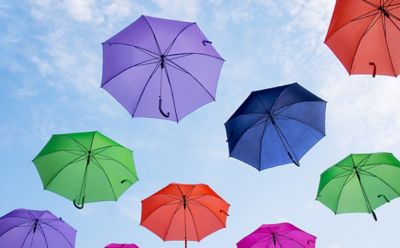 colorful umbrellas