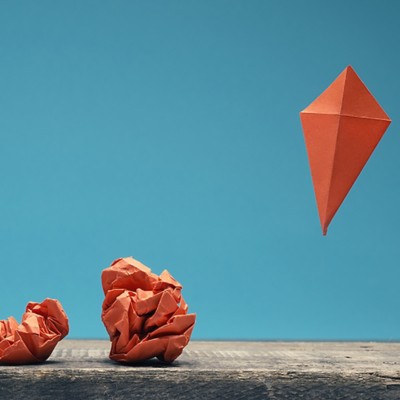 paper turned into kite