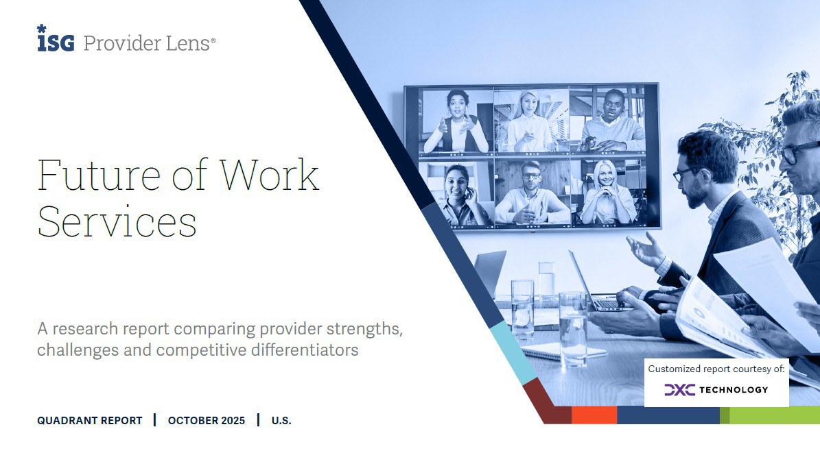 ISG Award future of work services 2025 | DXC Technology