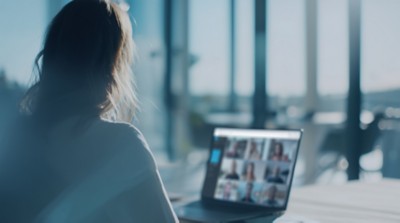 collaborating with colleagues online, Intelligent Collaboration | DXC Technology