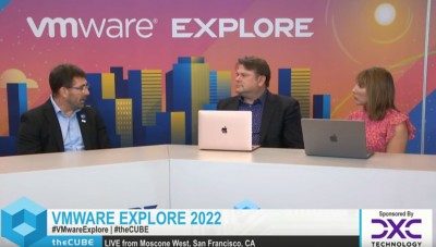 James Bion speaking at the Cube during VMware Explore 2022
