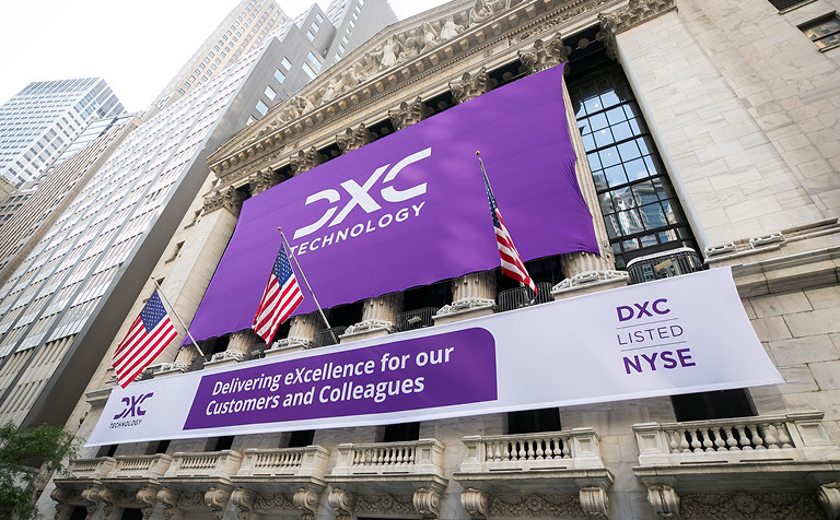 DXC Technology (NYSE: DXC) Rings The Closing BellÂ®

The New York Stock Exchange welcomes DXC Technology (NYSE: DXC), today, Monday, September 13, 2021, in celebration of its new brand. To honor the occasion, Mike Salvino, President and CEO, joined by Chris Taylor, Vice President, NYSE Listings and Services, rings the Closing BellÂ®.

Photo Credit: NYSE
