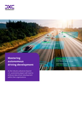 Cover image to Mastering autonomous driving development perspective paper