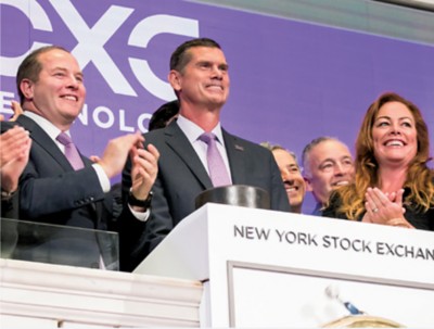Mike Salvino, President and CEO of DXC Technology, rings NYSE Closing Bell